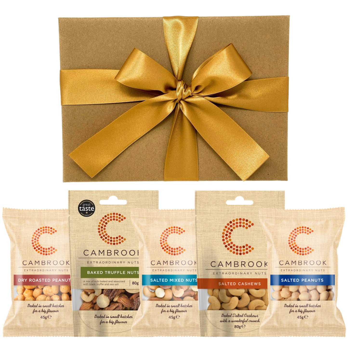 Luxury Truffle Nuts Hamper – Cashews, Salted Peanuts, Roasted Peanuts, Mixed Nuts